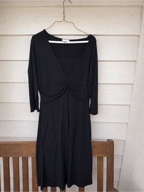 Classic Black Rouched Dress fromAnn Taylor’s LOFT Sz 14 Preowned